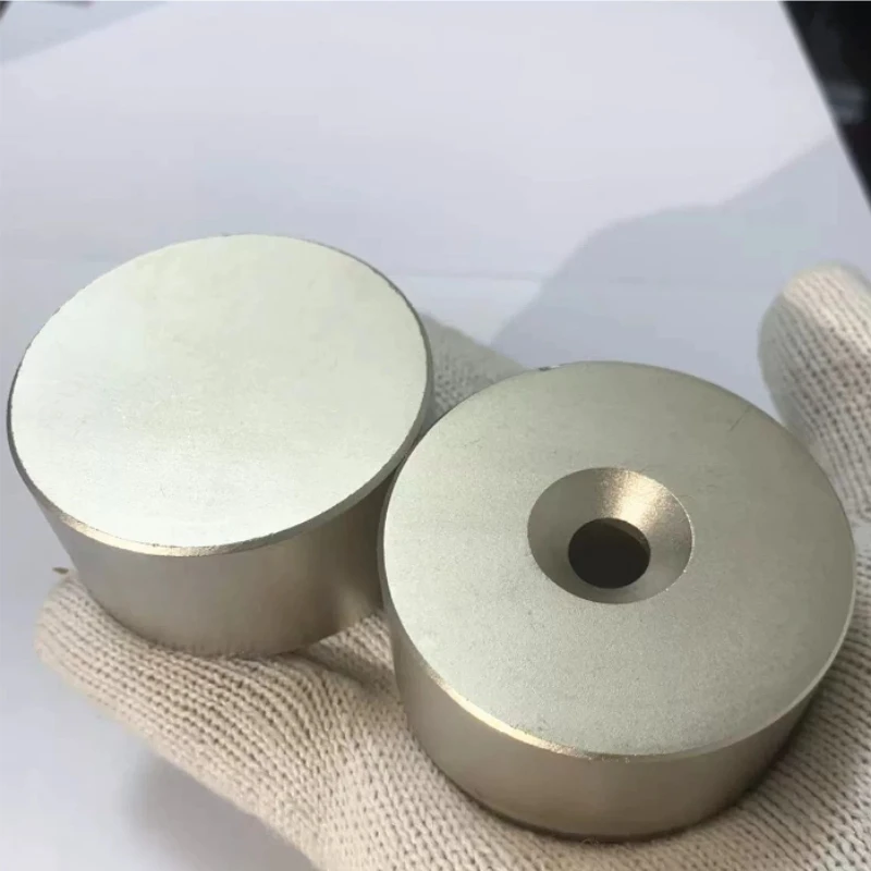 50x30mm 50x30-10mm Round Rare Earth Magnet 50*30 mm Hole 10mm Strong Magnet For Home Refrigerators, Offices DIY