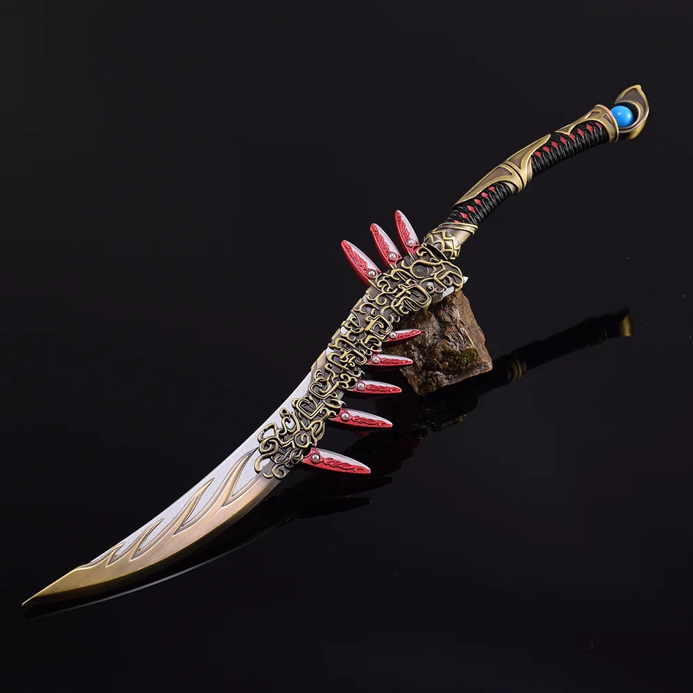 36cm-hanli-a-record-of-a-mortal's-journey-to-immortality-anime-peripherals-model-alloy-collection-ornaments-props-toys-for-boys