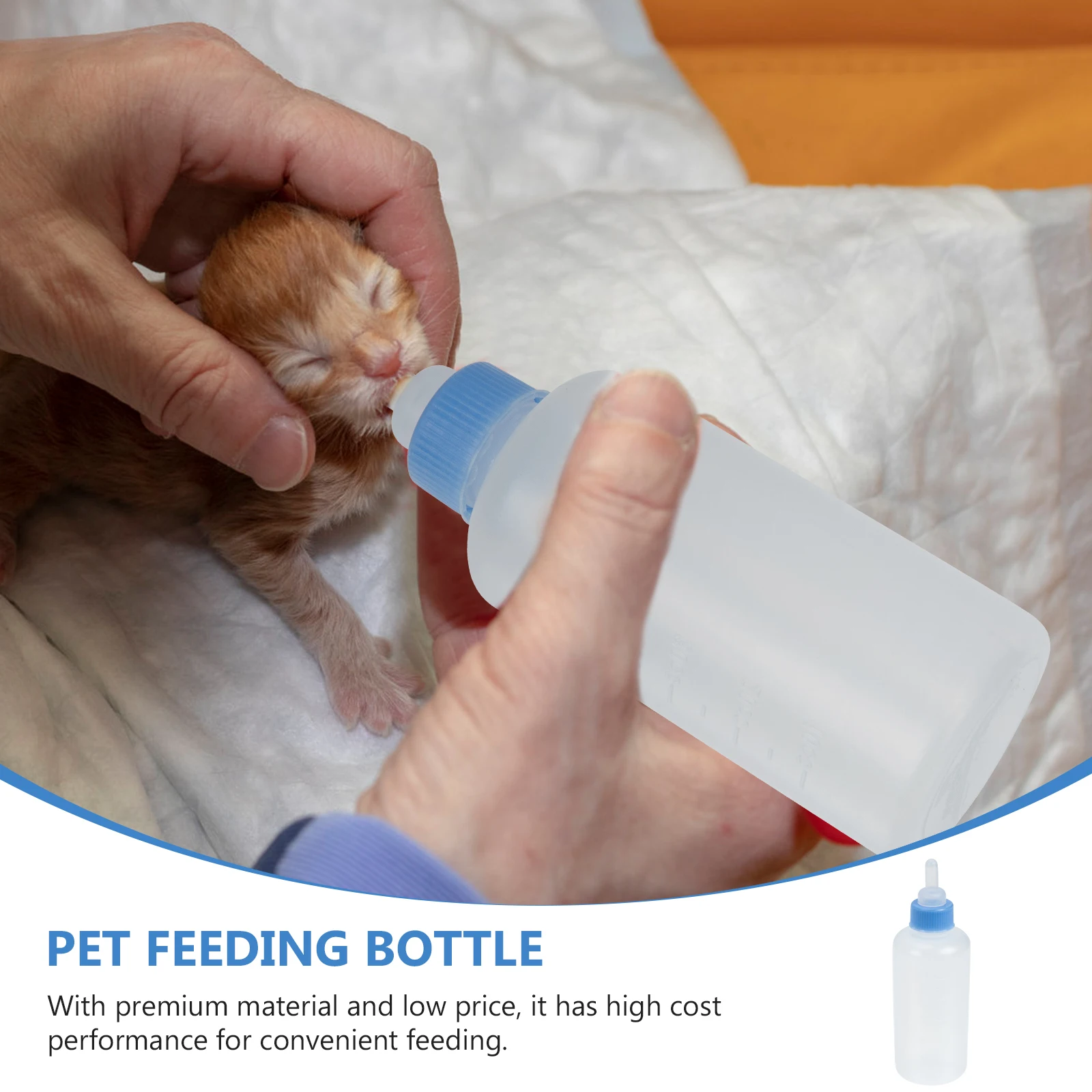 

3Pcs Cat Feeding Bottles Leakproof Portable Pet Nursing Bottles Puppy Dog Milk Feeders Household Supplies Puppy Milk Bottle