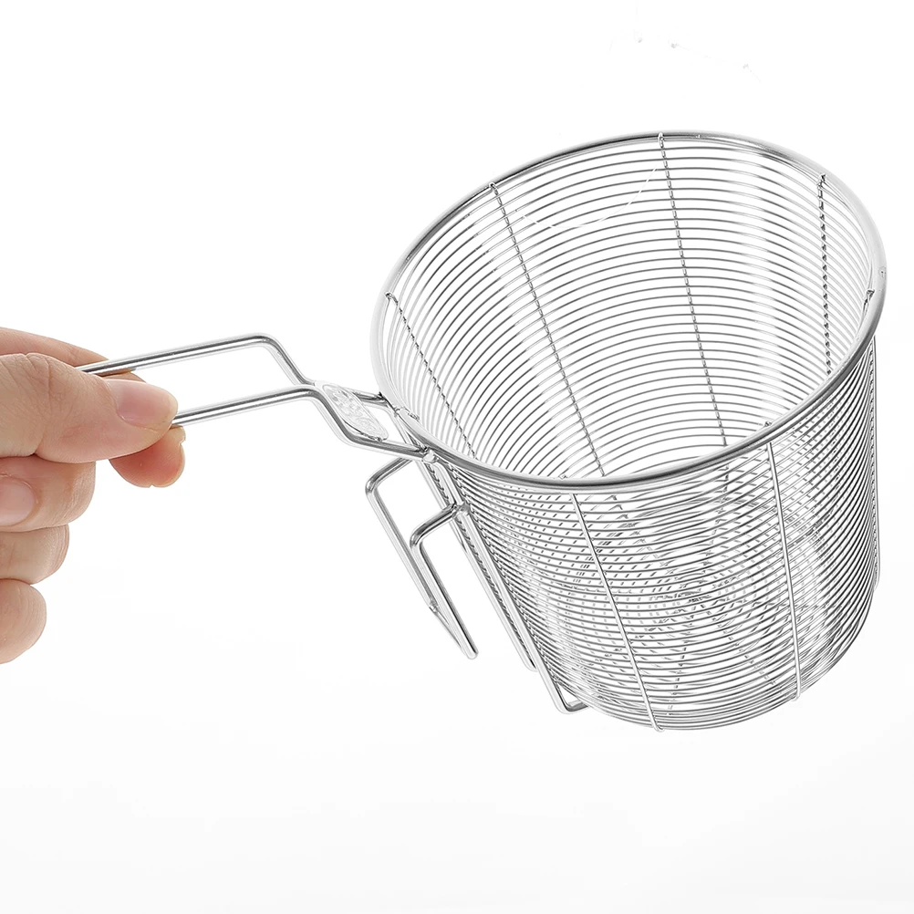 

Stainless Steel Spoon 10CM Kitchen Household Pasta Basket Strainer Pasta Basket Food Filter Baskets Household Supplies