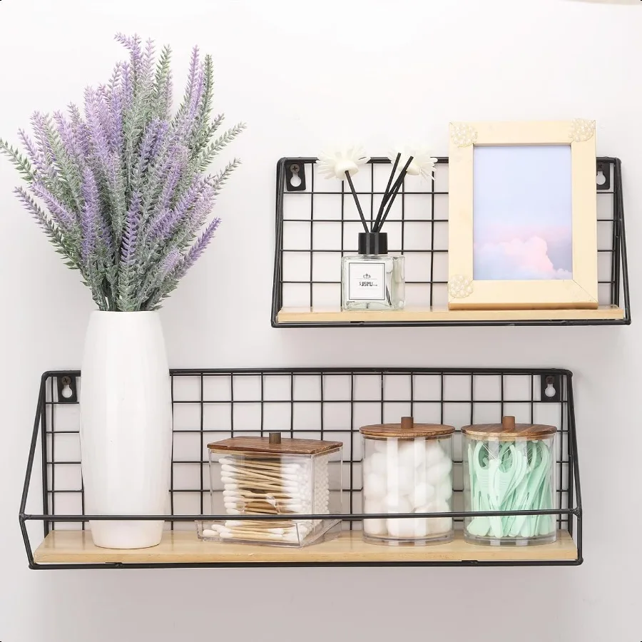 Dispensador Qtips, contenedor de baño de 10 y 12 oz, soporte grande para bolas de algodón, tarro de boticário, organizador para almacenamiento de hisopo de algodón redondo