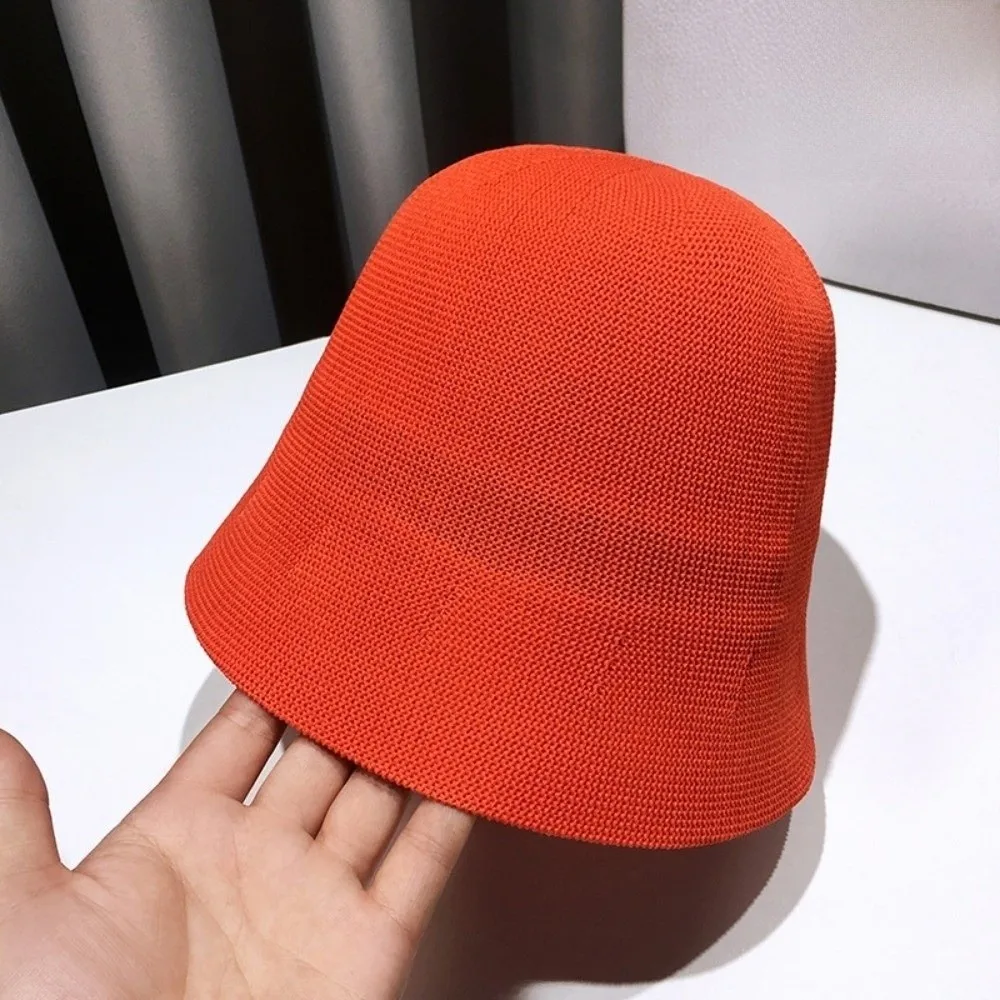 

New Cotton Material Breathable Linen Sun Hats Wide Brim Elegant Beach Bucket Hat Foldable All-match Floppy Hat Female Use