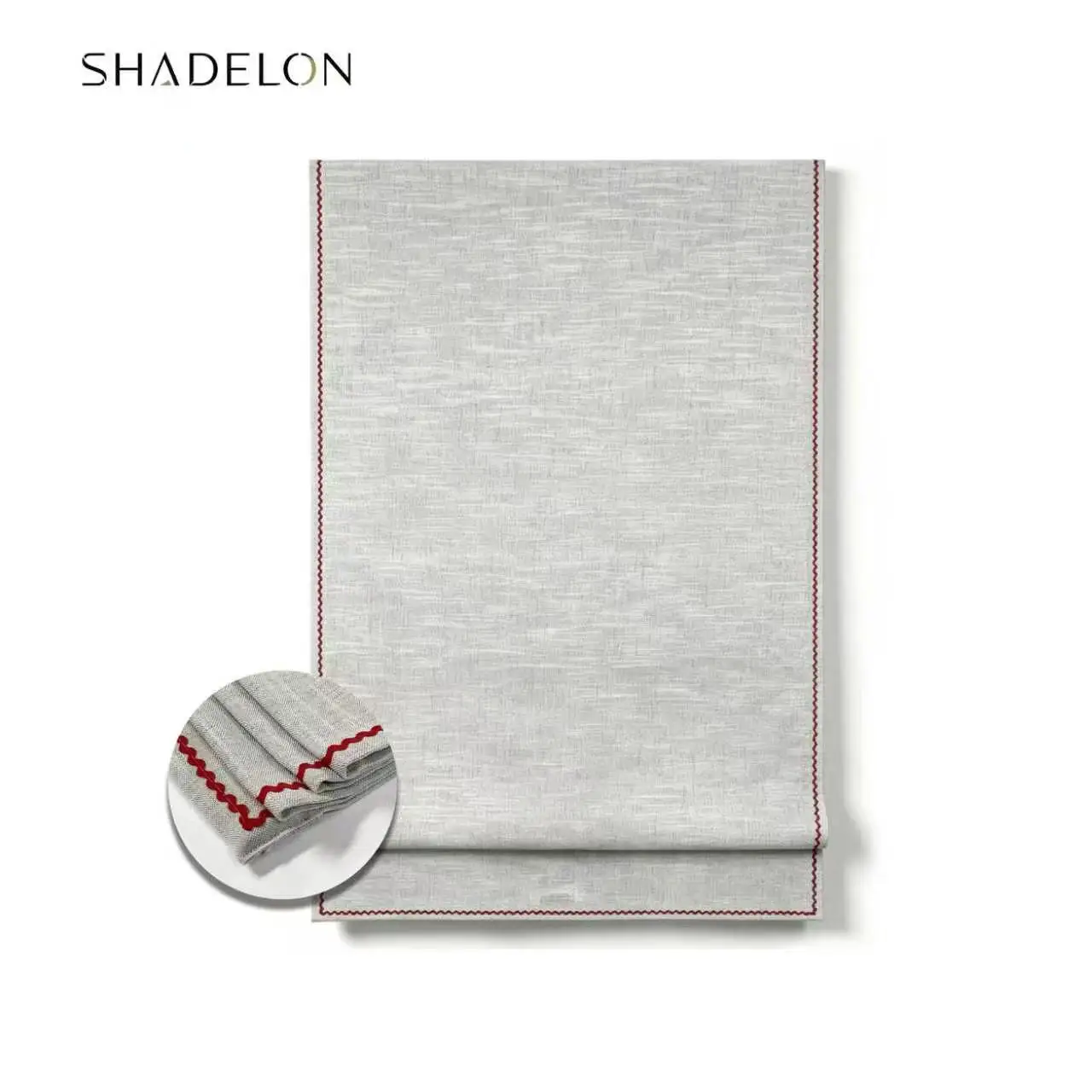 Customizable High End Fabric A Grade Material Manual Spring Roman Blinds For Window Treatment And Privacy