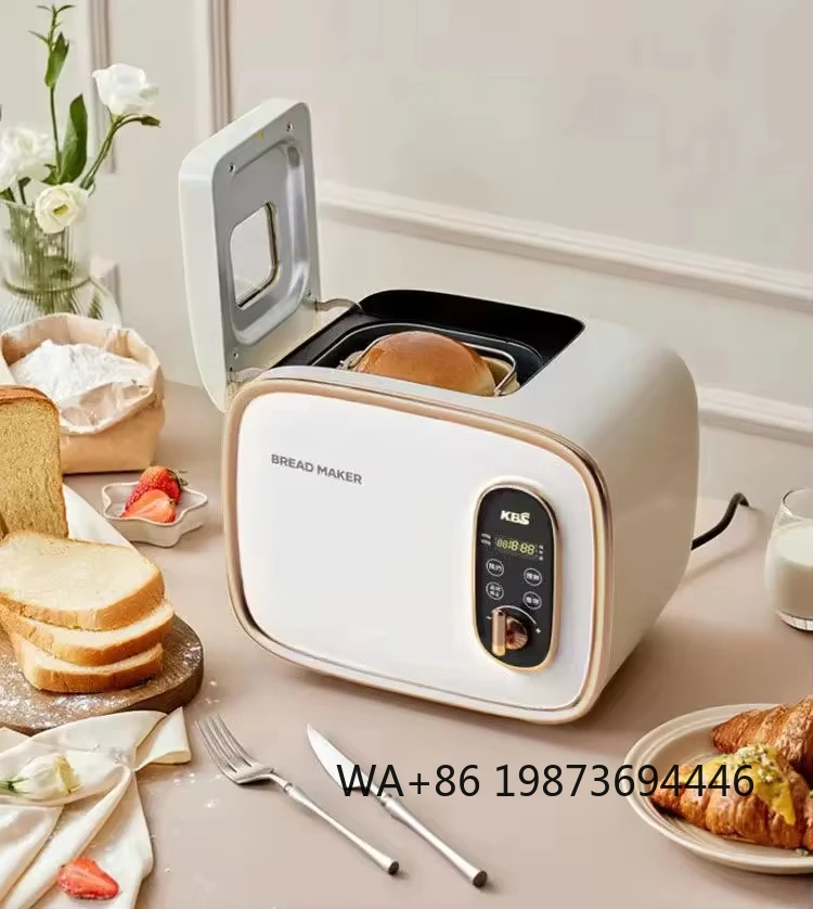 Mini App-Enabled Bread Maker, Automatic Dough Fermentation French/German Bread