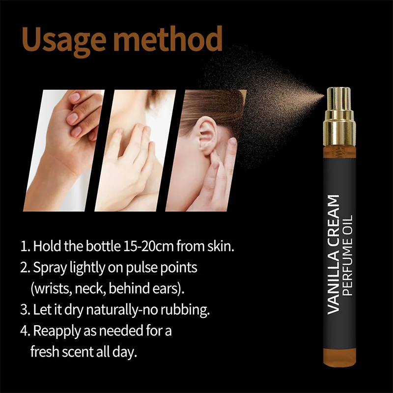 France Gourmet Fragrance Vanille Crème Parfum Spray Unisexe Passion Vanille Eau De Parfum Irrésistible Tentation Charme Parfum_voghion.com