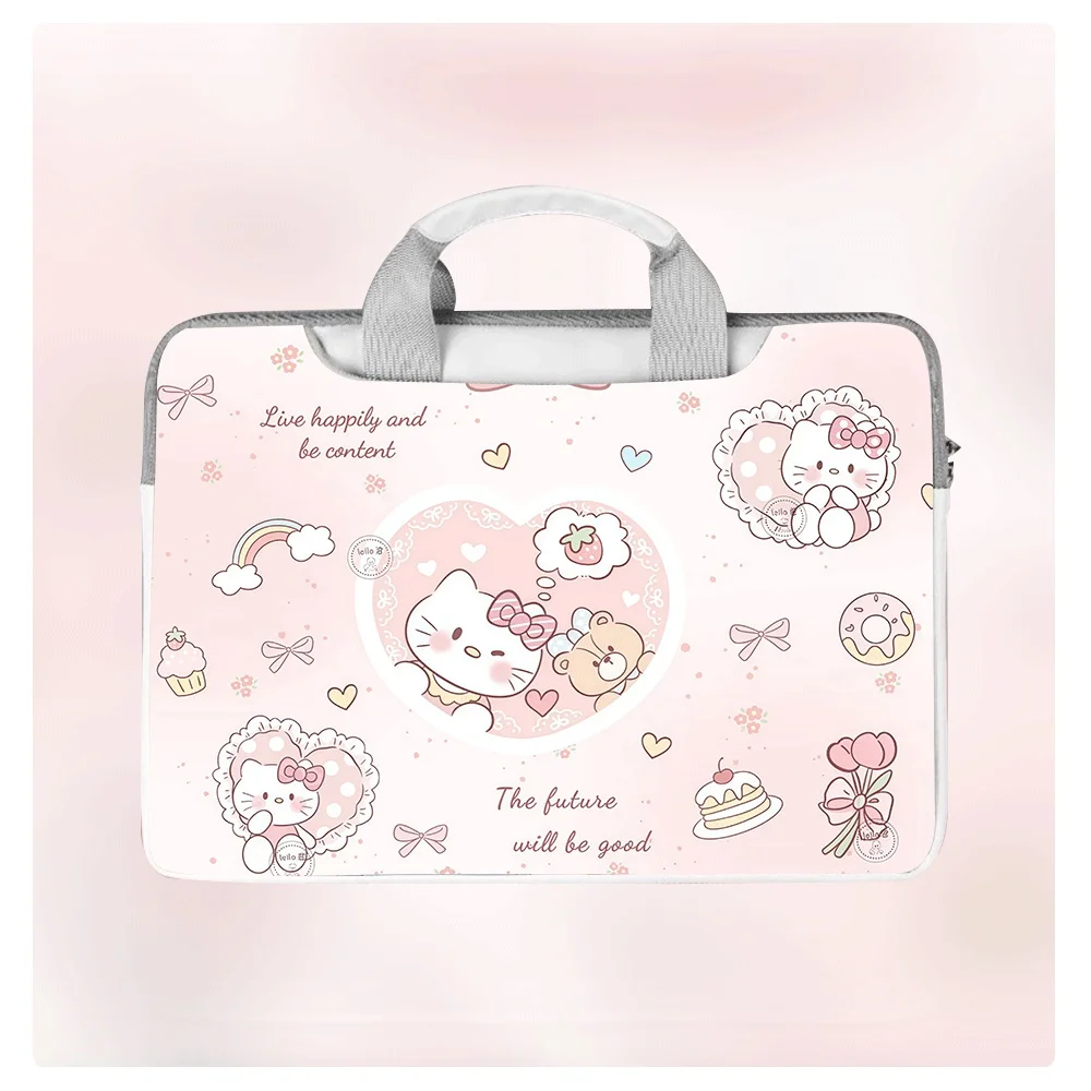 

Популярный чехол для ноутбука Hello Kitty 12, 13, 14, 15, 16 дюймов, защитная сумка для компьютеров Apple MacBook, Huawei MateBook, Xiaomi RedmiBook