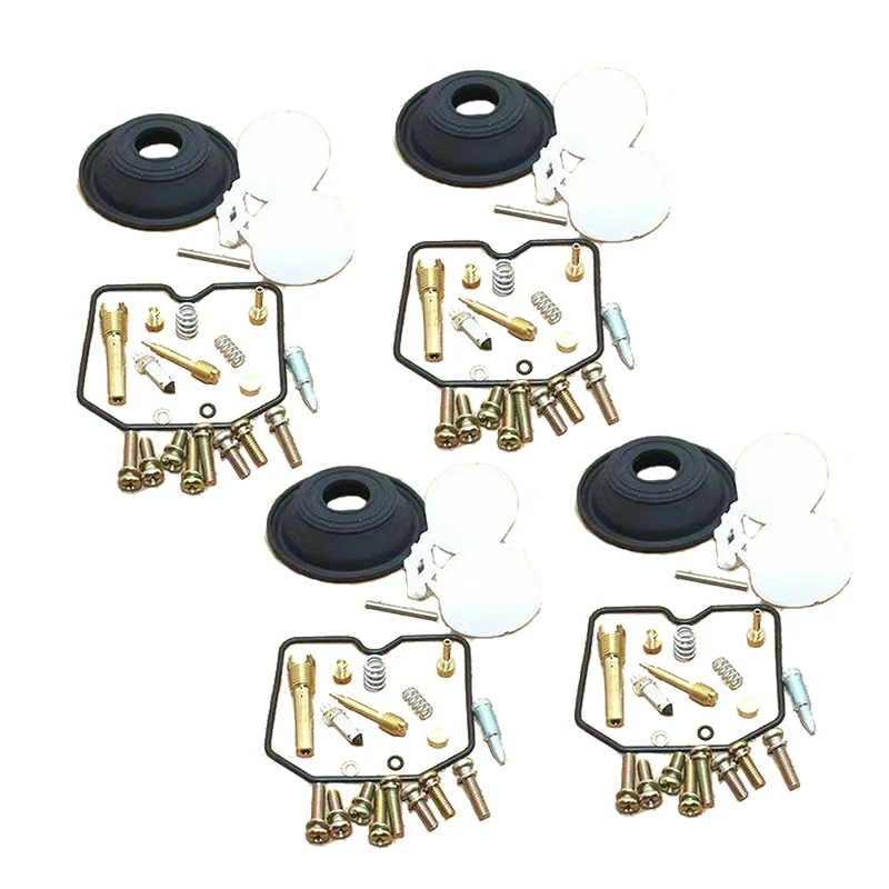 

4 Set Carburetor Repair Rebuild Kit Diaphragm Vacuum Motorcycle Fit for Kawasaki ZX900 Ninja 1986 1985 1984