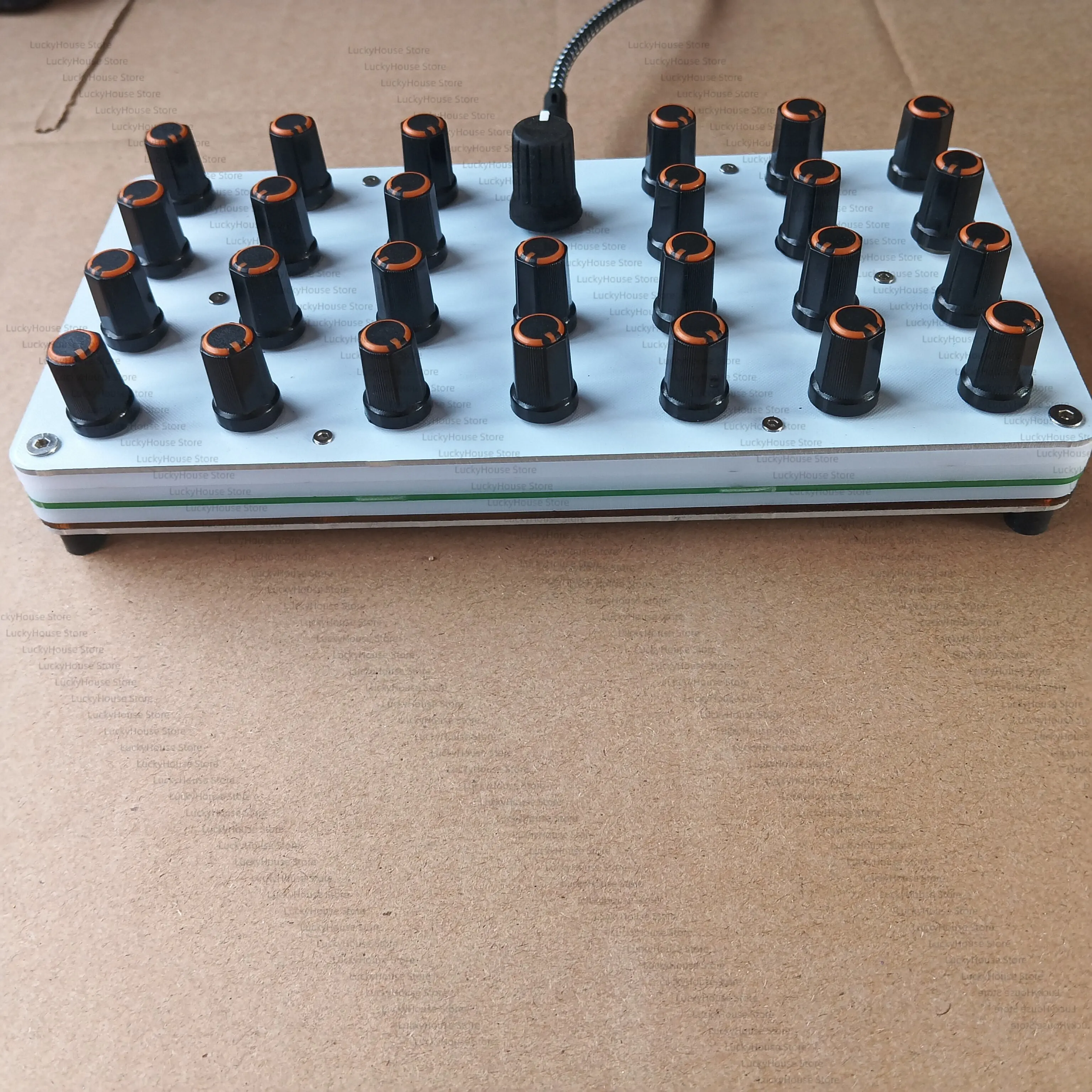 27 Knob MIDI Controller Custom CC Control USB-C Interface Music DAW Software Controller