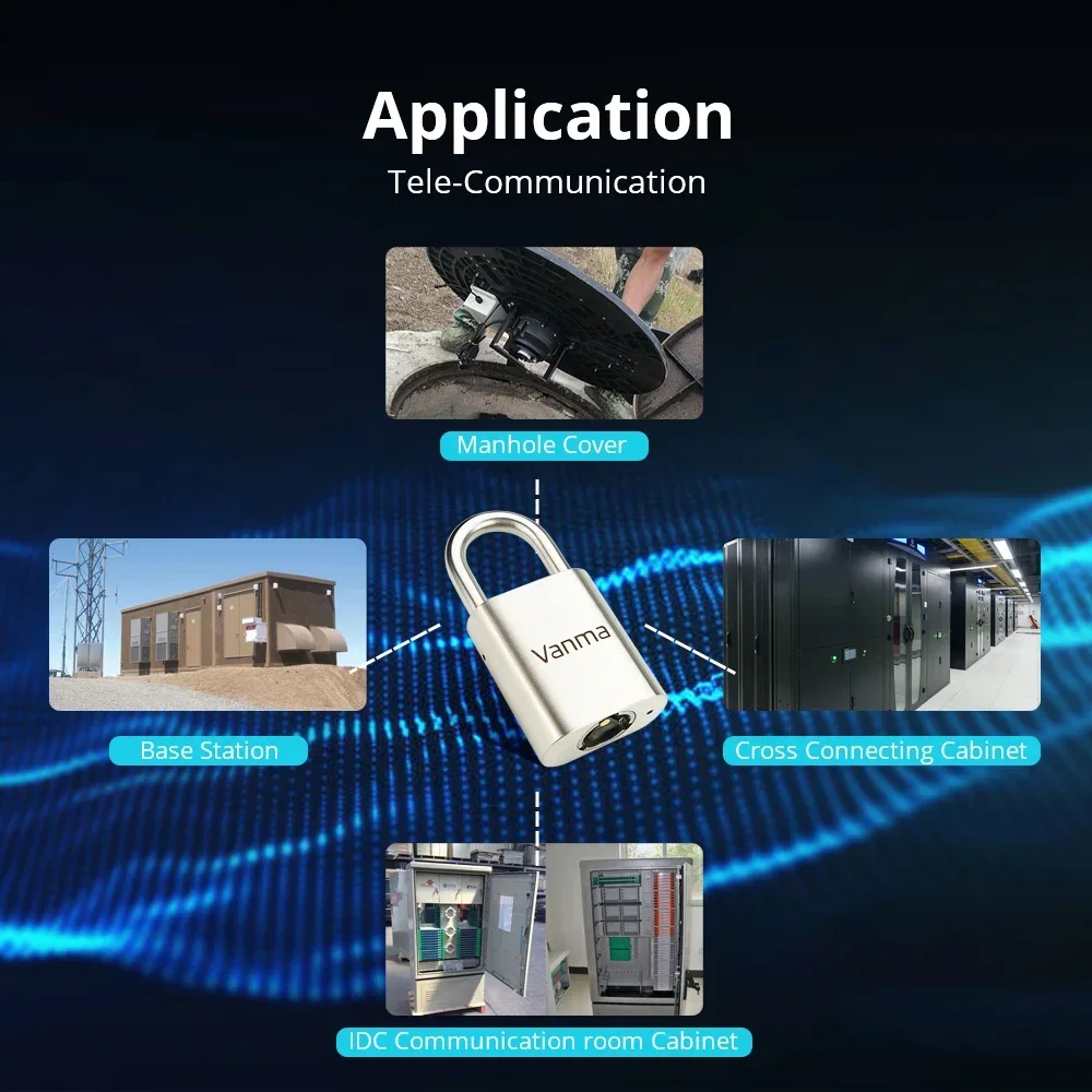 

unique Unlocking and locking logs authorization management on-demand access communication optical intersection box lock