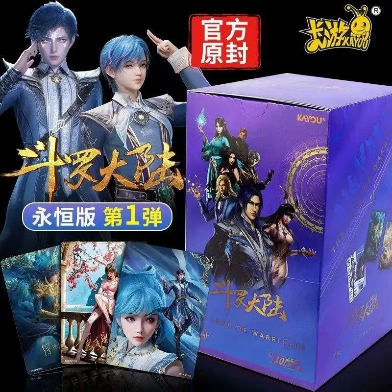 Official Kayou Soul Land Anime Collectible Trading Cards Eternal Edition Wave1 Tang San Xiao Wu Limited Numbered Signature Cards