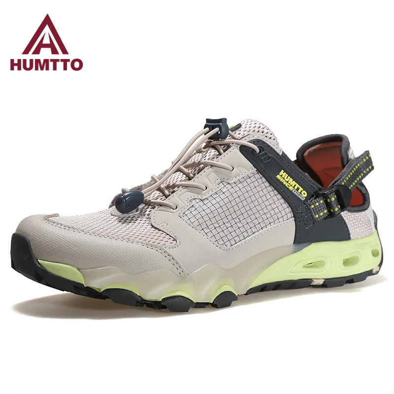 HUMTTO Sommer Strand Wasser Schuhe Atmungsaktive Aqua Schuhe Herren Sport Trekking Casual Sandalen Mann Outdoor Wandern Turnschuhe für Männer