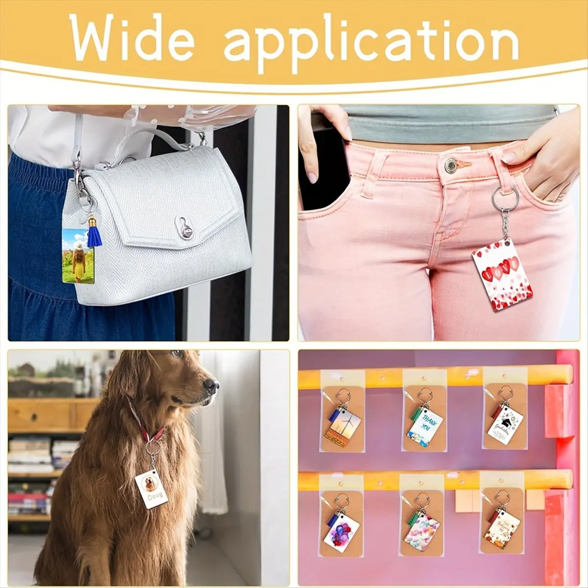 

Заготовки для сублимационной багажной бирки, двусторонняя бирка для чемодана из МДФ, пустая бирка для дорожной сумки с ремешком для дизайнерской работы своими руками