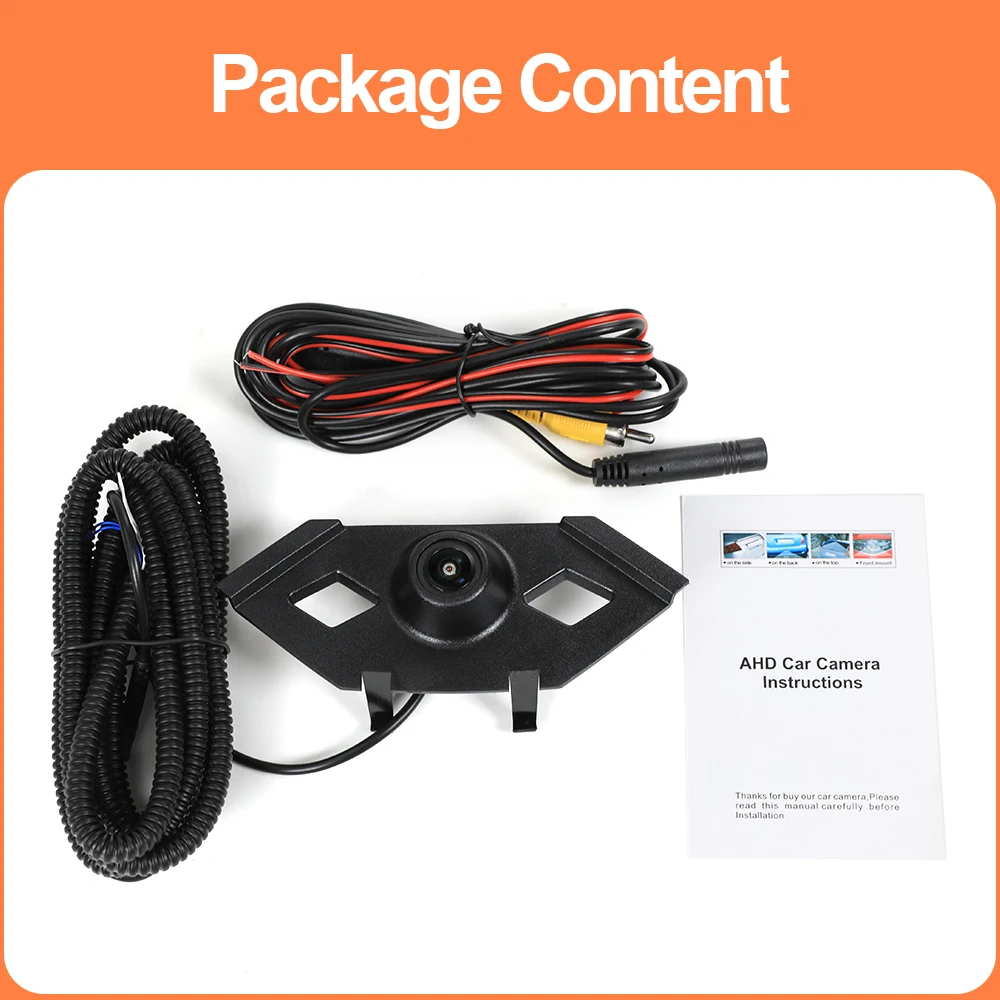 Car Front View Camera For VW Tiguan L 2016 2017 2018 2019 2020 2021 Fisheye Lens Waterproof 150° AHD Night Vision Color Monitor - view 6