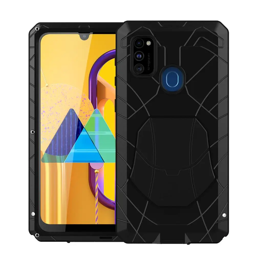 

Original Imatch Aluminum Metal Silicone Shockproof Case For Samsung Galaxy M30s M31 Protector Hard Heavy Duty Fundas Shell Cases