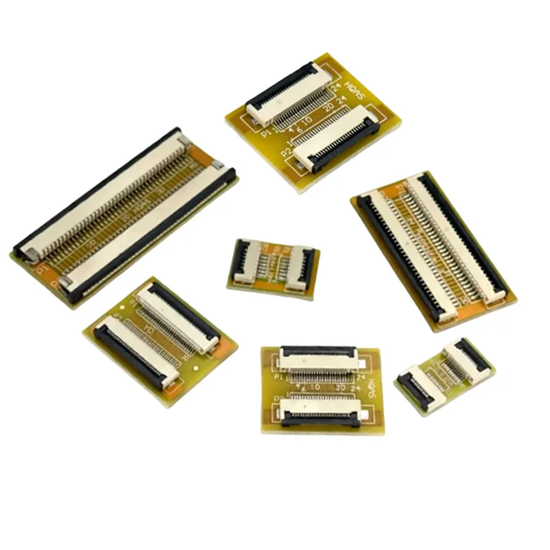 5PCS 0.5MM/1.0MM Spacing FFC/FPC Flexible Cable Connector Adapter Extension Board 4/6/8/10/12/14/15/16/20/24/30/40/50 PIN