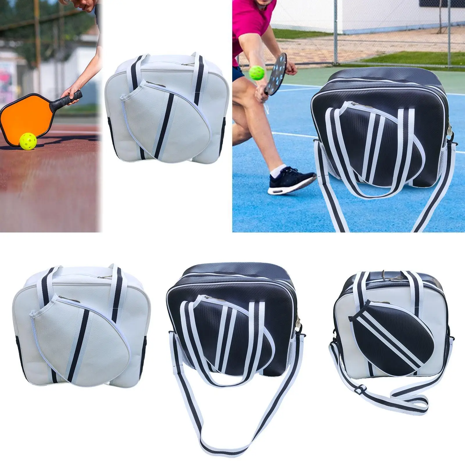 

Pickleball Storage Bag Multipurpose Crossbody Bag for Towel Beginners Adults