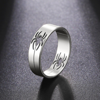 Skyrim Stainless Steel Spider Ring for Men Women 6MM Wide Finger Rings 2025 Hip Hop Punk Jewelry Birthday Gift for Lover Friend