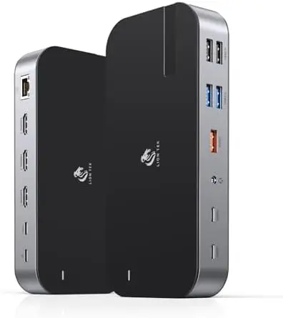 

Компактная док-станция с USB, HDMI и Ethernet для подключения нескольких мониторов. Док-станция для ноутбука 16 в 1 – USB, H