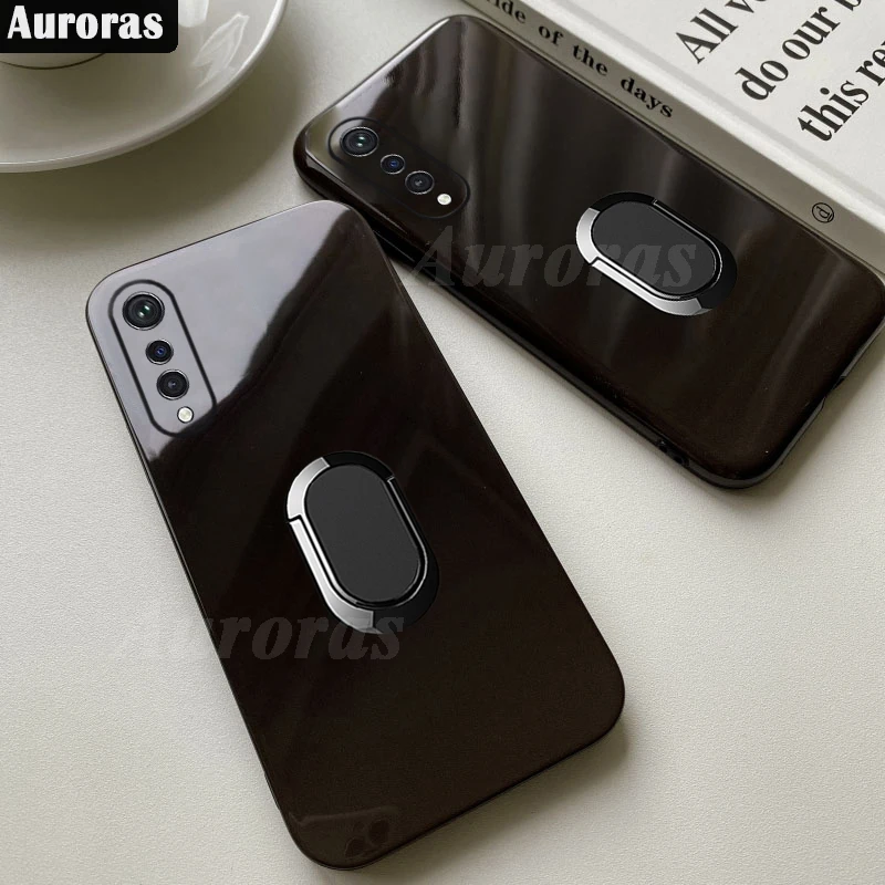 

Auroras For Cubot X70 Case With Ring Ultra-Thin Glossy Silicone Shockproof Soft Shell For Cubot P60 P80 Cover Fundas