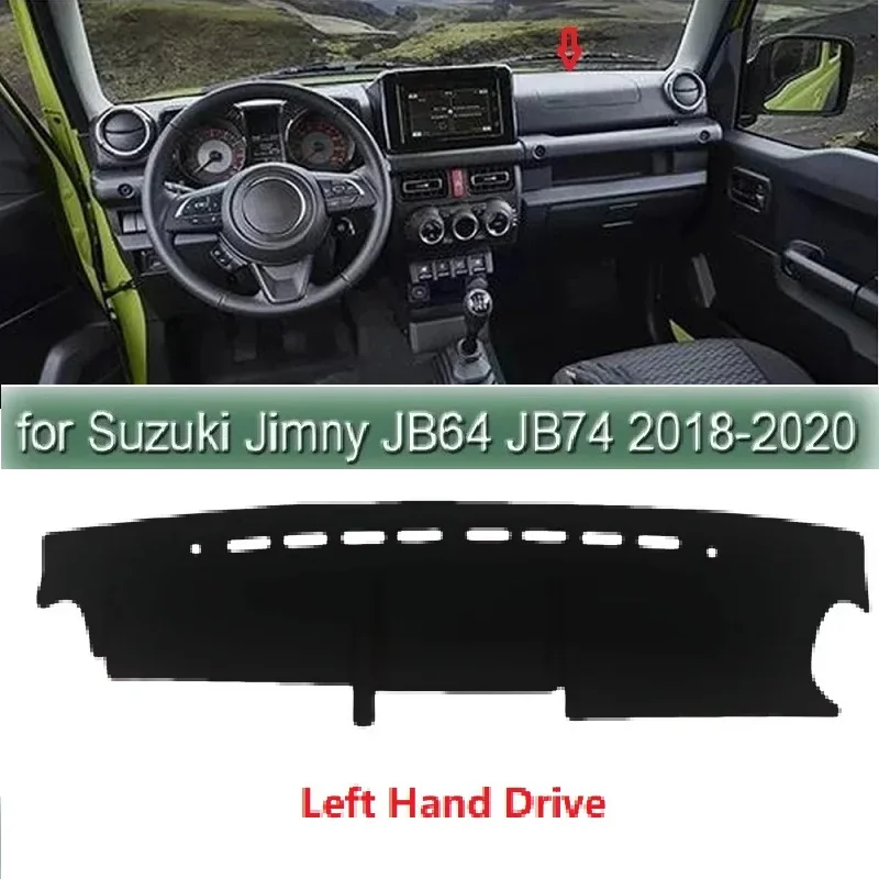 For Suzuki Jimny JB64 JB74 2018-2022 Anti-Slip Mat Dashboard Cover Pad Sunshade Dashmat Protect Carpet Car Interior Accessories