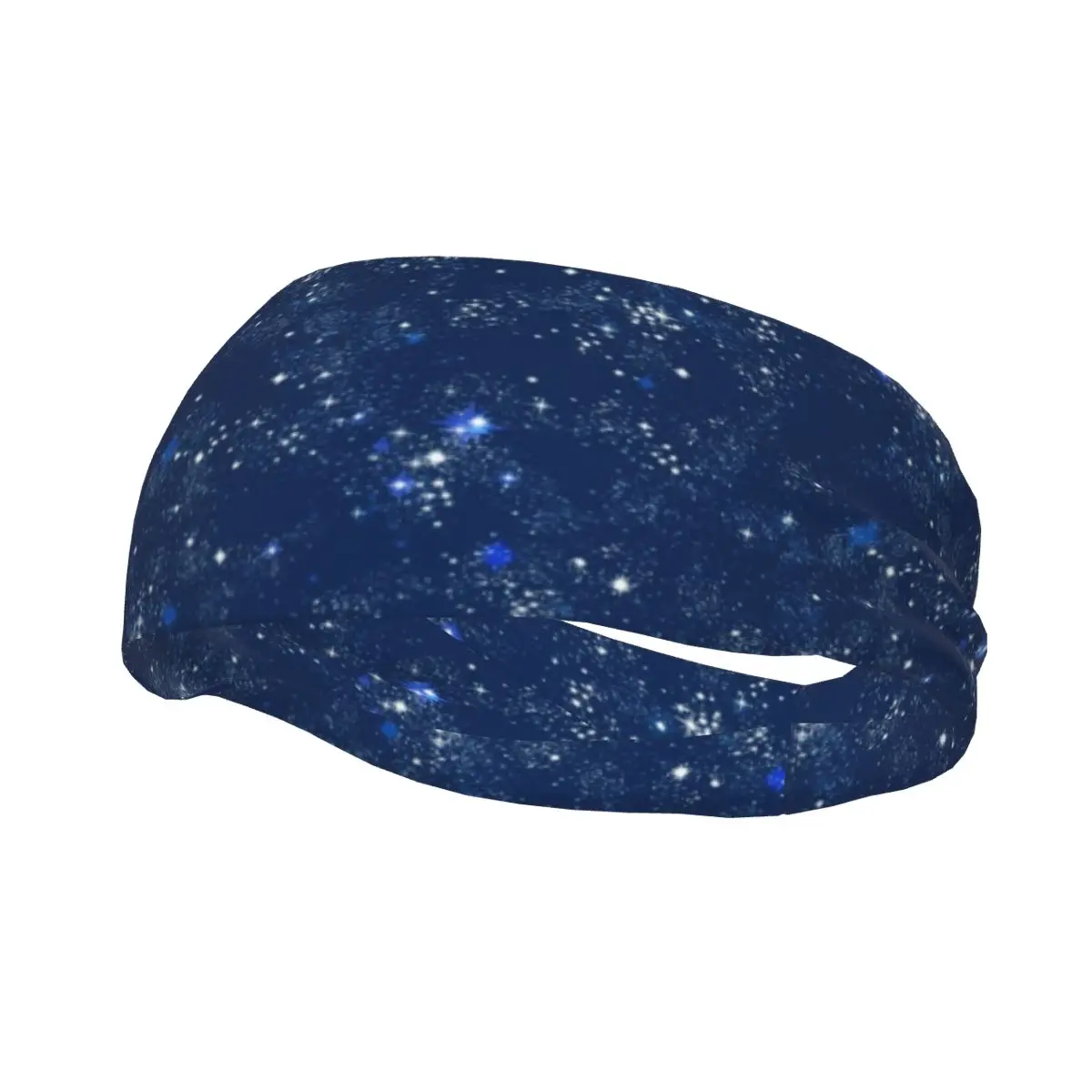 Sports Headband Elastic Sweatband Galaxy Constellation Yoga Running Basketball Decor Hair Band
