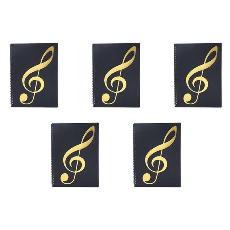 5x-sheet-music-folder-60-pages-sheet-music-holderfits-letter-size-a4-writable-detachable-choir-folder-black