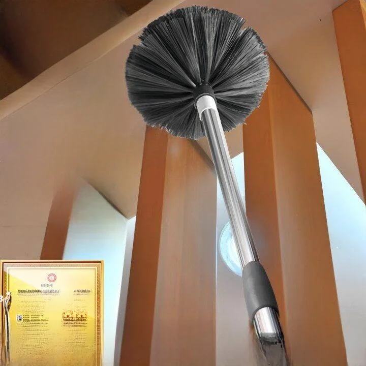 

Exble Cleaning Tool for Roof Dusting And Spider Web Swee Home Use Ceiling Dust Removal Bru round Head Fiber Bru