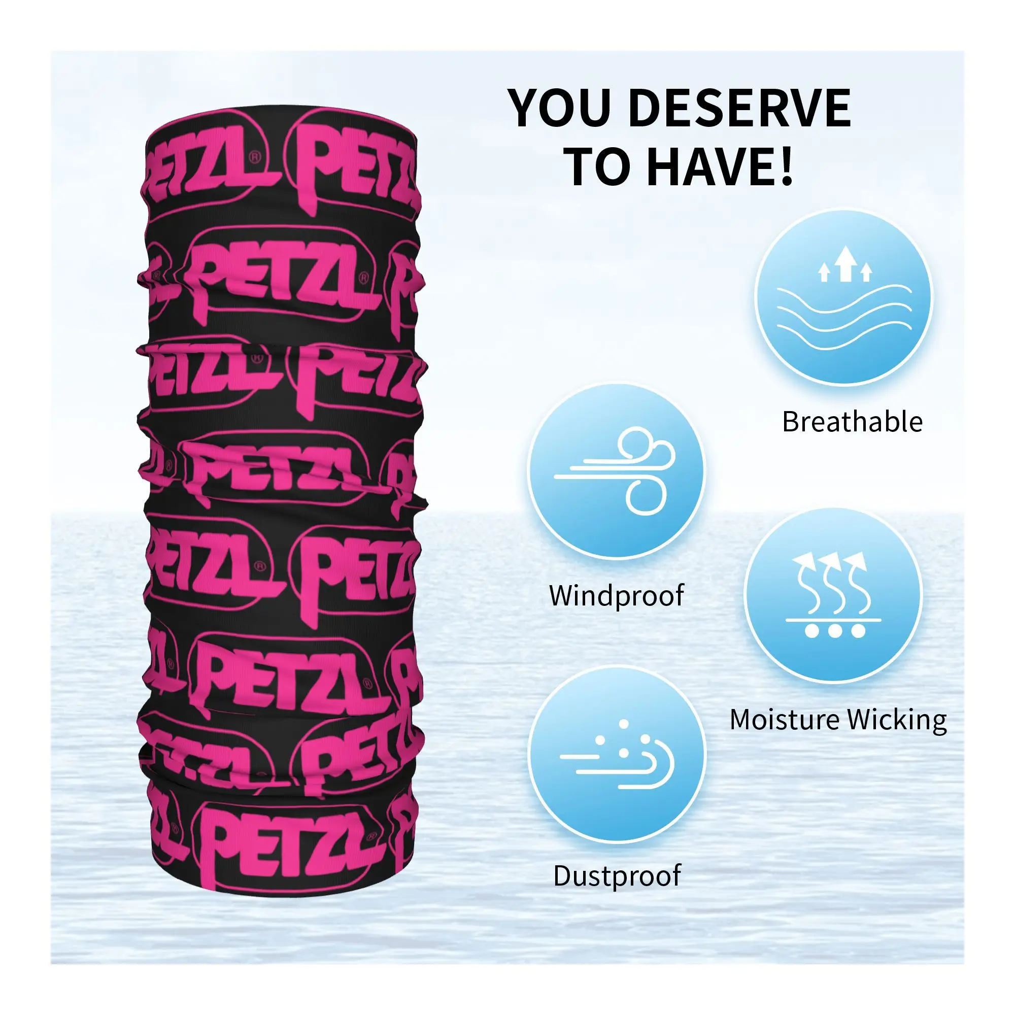 مخصص P-Petzles شعار باندانا الرقبة الجراب للتزلج الدراجات النساء الرجال التفاف وشاح فرنسا بالاكلافا أكثر دفئا