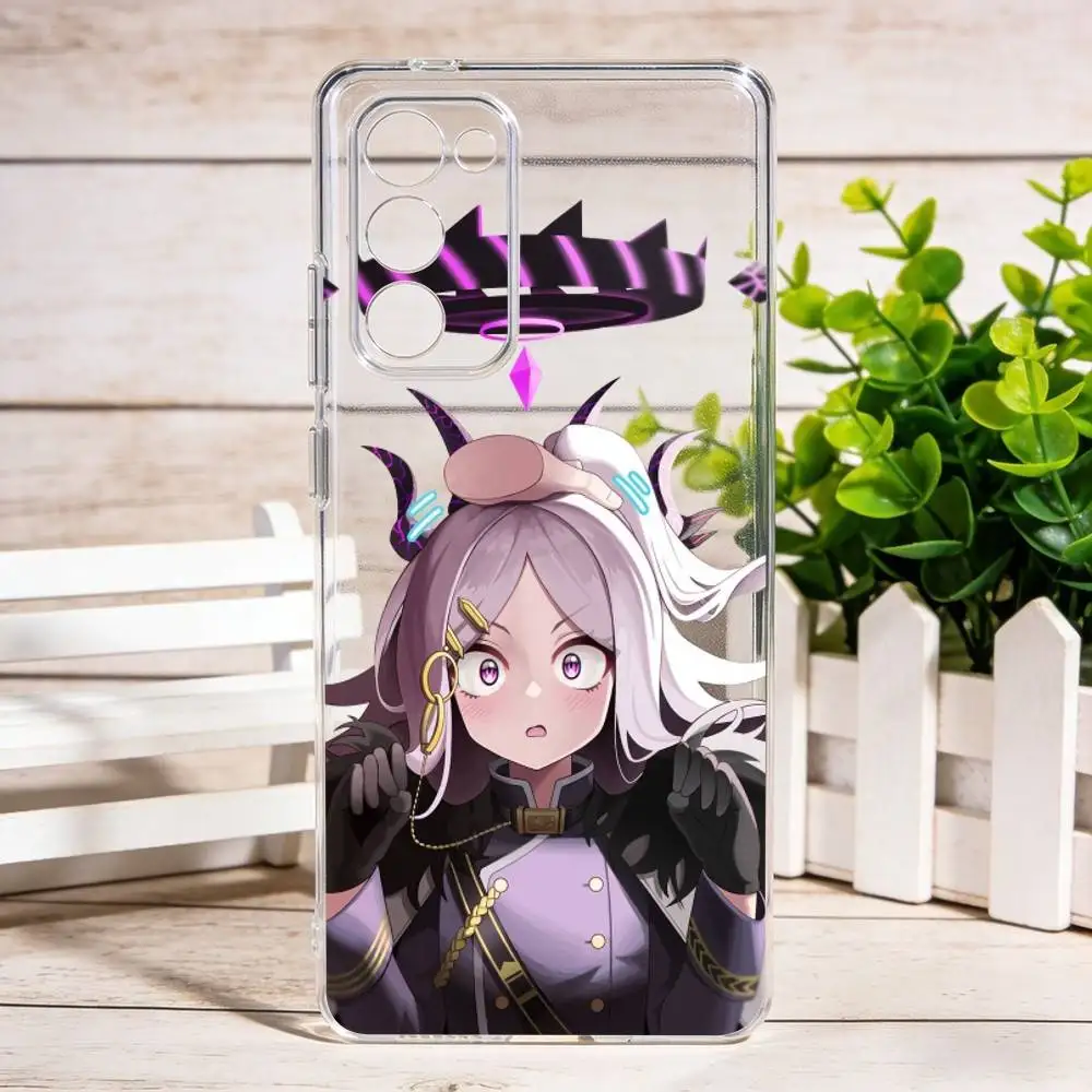 

Sorasaki Hina Blue Archive Phone Case For Samsung Galaxy S24 S25 S23 S22 S21 Plus S24 S25 Transparent Cover Case