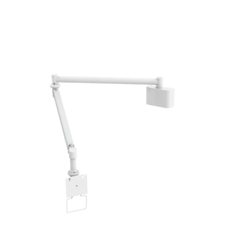 Flexible Metal Tablet Monitor Wall Mount for Hospital 1-4KG Load Capacity 75x75/100x100mm VESA Rotation 540 Tilt 90