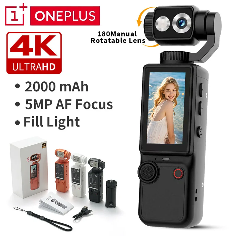 

Спортивная камера OnePlus 4K HD с Wi-Fi, портативная, для путешествий, велосипедов, записи вождения, мини-камера для мотоциклов и видеоблогинга