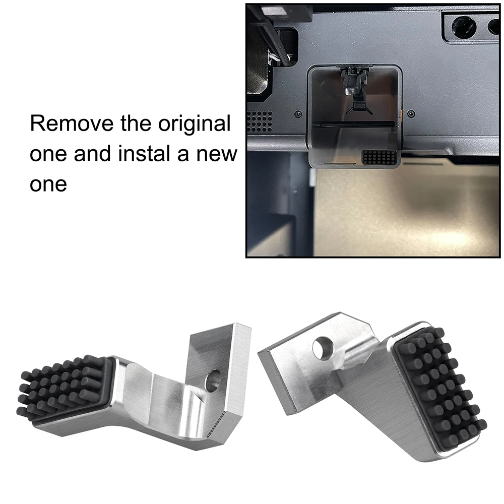 Nozzle Wiper For Bambu Lab X1 P1 Series Mounted Scrubbers Silicone Brush Print Head Cleaner Printer Head Wiping 3D Printer Part