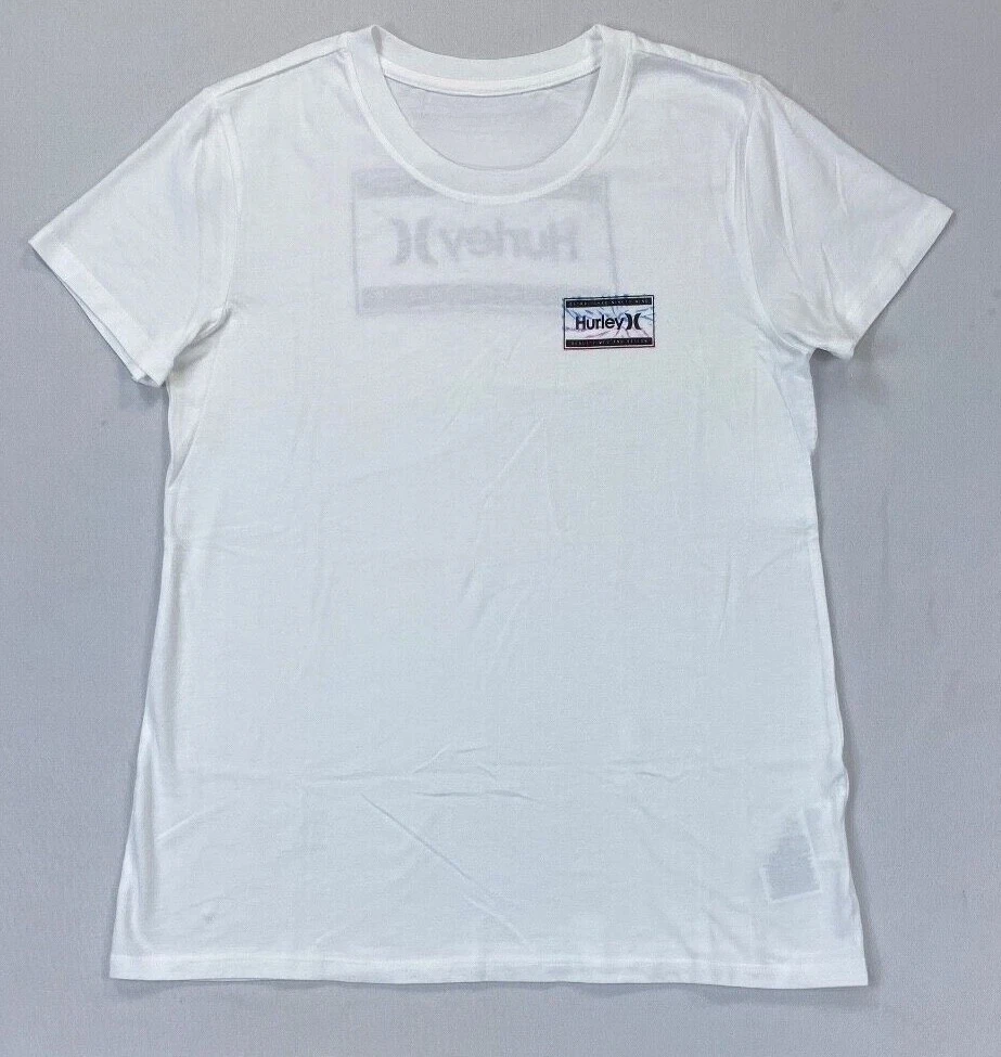 Hurley Graphic Cotton T-shirt Unisex Men Women Summer Short Sleeve Fashion Brand Tee Luxury Casual Vintage Retro Tops