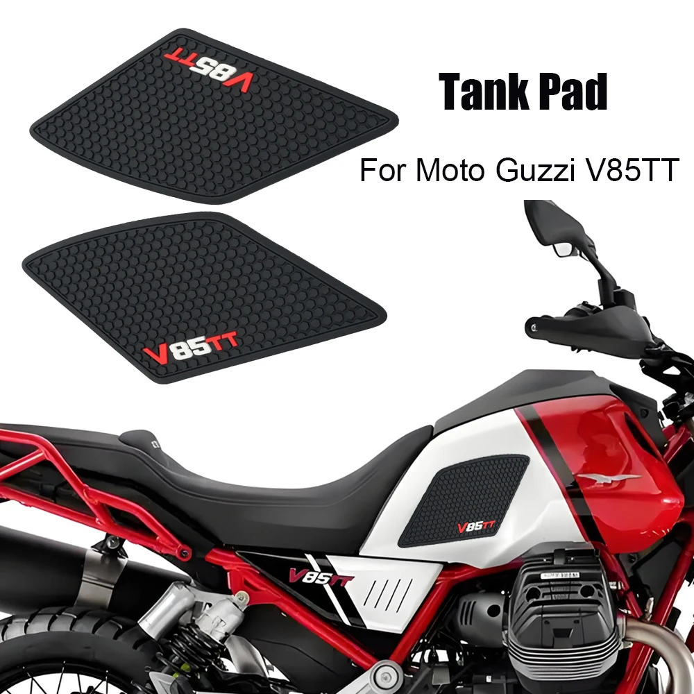 

Для Moto Guzzi V85TT V85 TT мотоциклетные противоскользящие боковые накладки на топливный бак, наклейка, газовая наколенница, защитная накладка