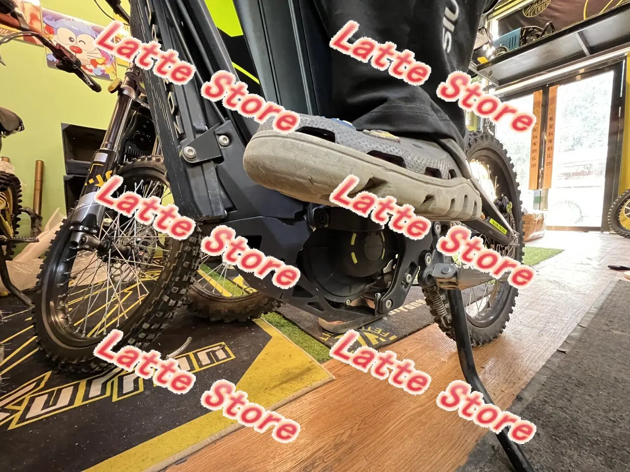 Passenger Foot Peg Mod Parts  Electric Dirt Bike Non-destructive Install Guard Plate Bracket Compact Sturdy Upgrade Footrest