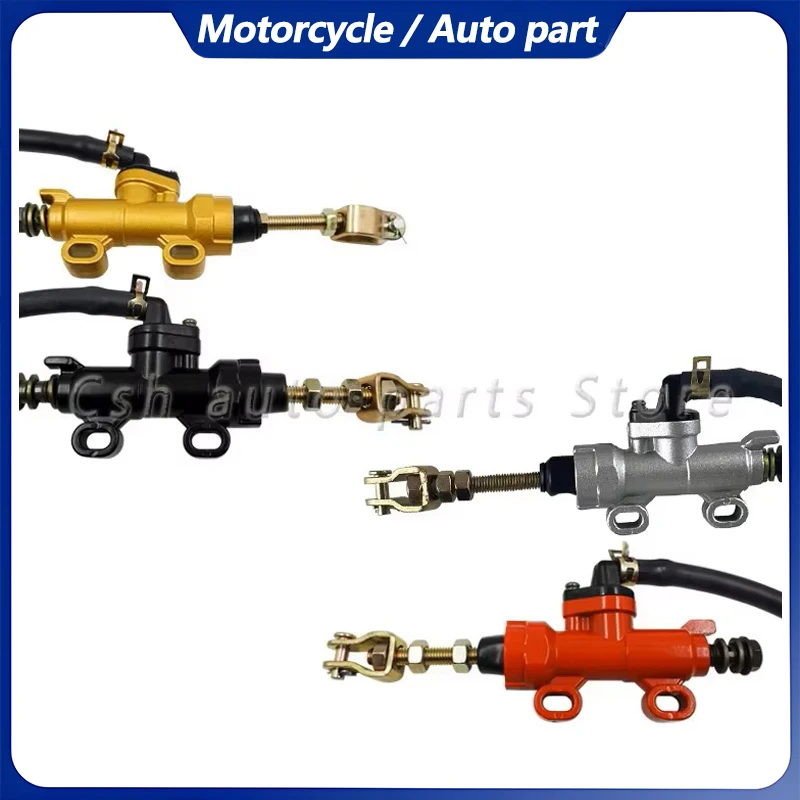 

Universal Motorcycle Rear Brake Pump Foot Hydraulic Refit Rear Brake Master Cylinder Pump For Suzuki Kawasaki Honda Yamaha
