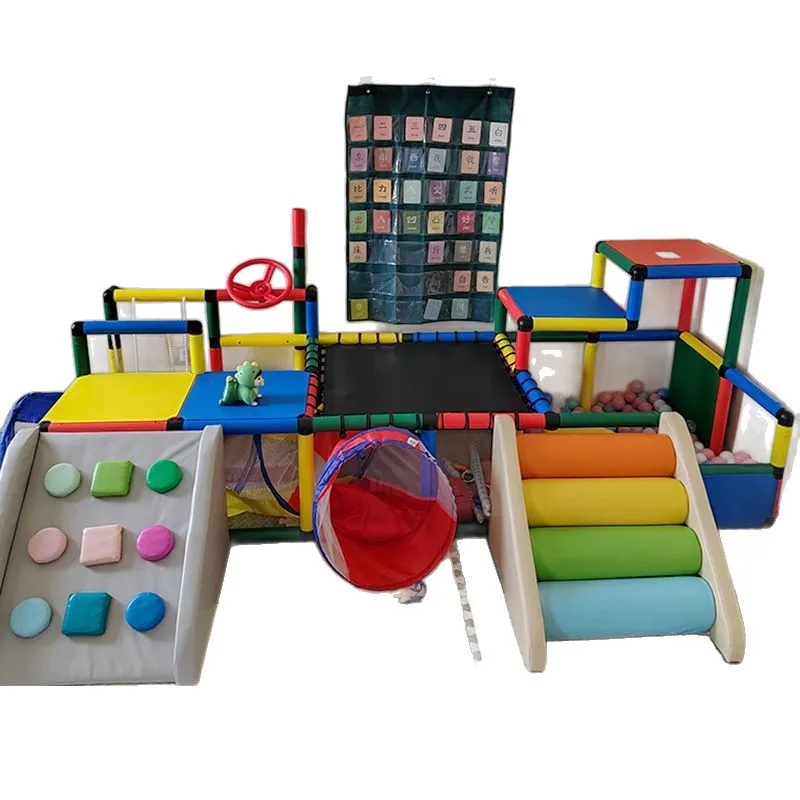 

Разнообразные игровые комплексы для лазания, оборудование для сенсорной интеграции в помещении, оборудование для физической активности детей, детская горка