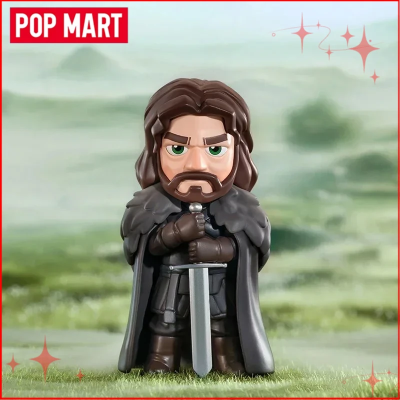 حقيقية بوب مارت لعبة من عروش سلسلة صندوق أعمى أنيمي الشكل الحلي مجموعات هدايا عيد الميلاد