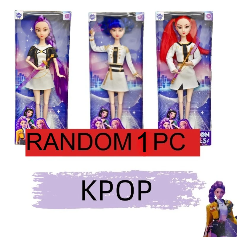 2025 HOT K-POP Hunters Action Figure Toy Demon Slayer – Rumi/Mira/Zoey Character Vinyl Doll Christmas Gifts