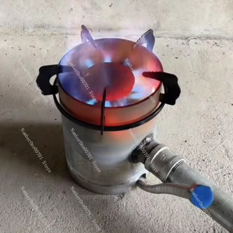 New burning diesel fee motor oil heating vaporization stove waste motor oil blue flame stove head heating cooking burning stove