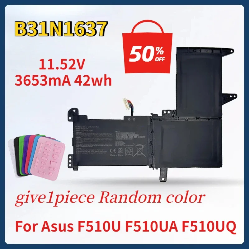 

B31N1637 Laptop Battery for ASUS X510 X510UA X510UF X510UQ X510UN X510UAR VivoBook S15 S510UA S510UQ S510UN S510UR F510UA