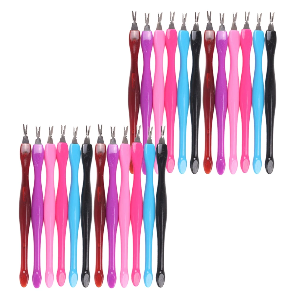 

Dead Skin Fork Cuticle Remover Pedicure Tool Nail Shovel Professional Use Stainless Steel Durable Soft Smooth Hair Care