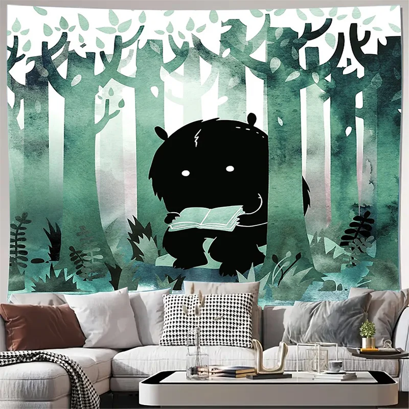 

Fantasy Forest Tapestry Wall Hanging Nature Landscape Art Home Decor Room Aesthetic Gothic Dark Academia Tapestry
