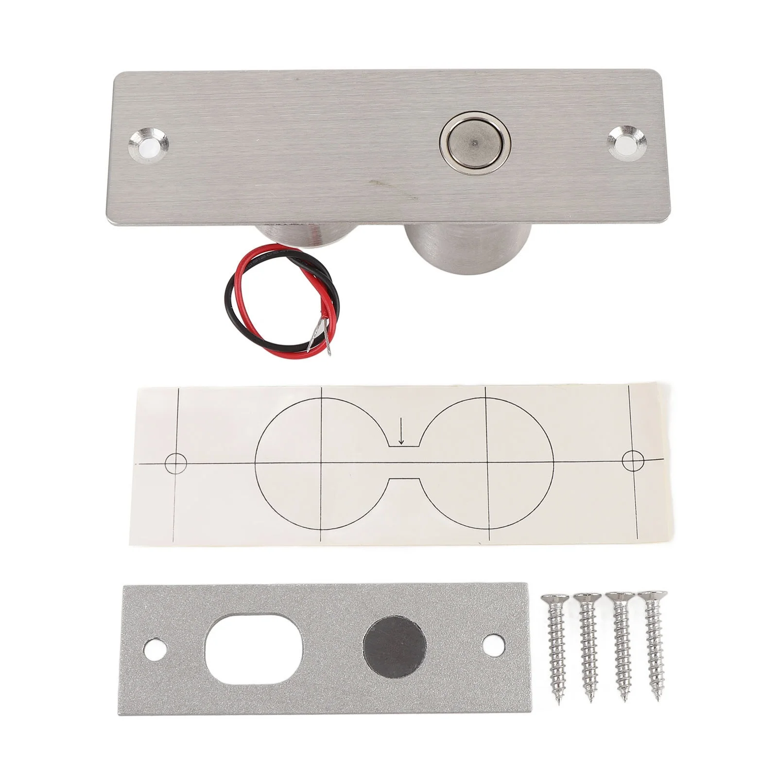 Electric Drop Bolt Lock Stainless Steel Mini Embedded Mortise Lock for Door Security Access Control System