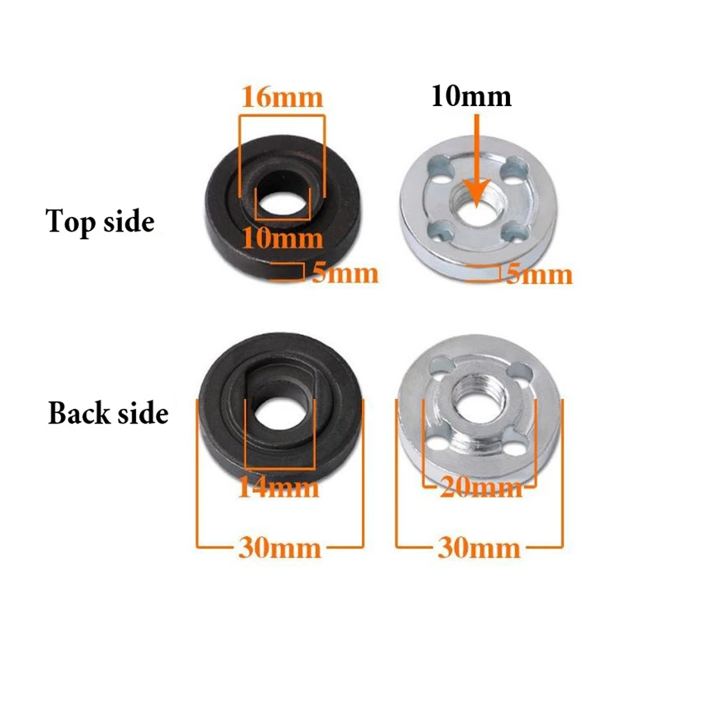 Compact Grinding Adapter Rod 5mm To 10mm With Pressure Plate For 3 Inch Angle Grinder Portable Metal Cutting Drilling Tool