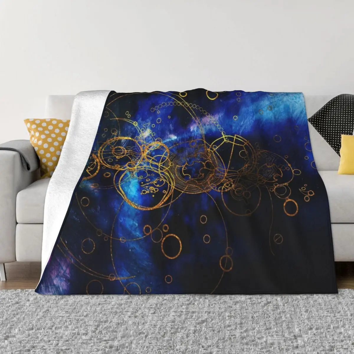 

ClockWork Writing Throw Blanket Thin Blanket Quilt Blanket Single Blanket