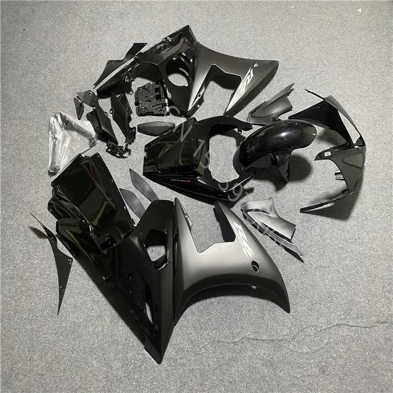 Market high quality Fairing fit for YZFR1 02 03 YZFR1 2002- 2003 YZFR1 02-03 black gray  Injection molding Motorcycle Fairing