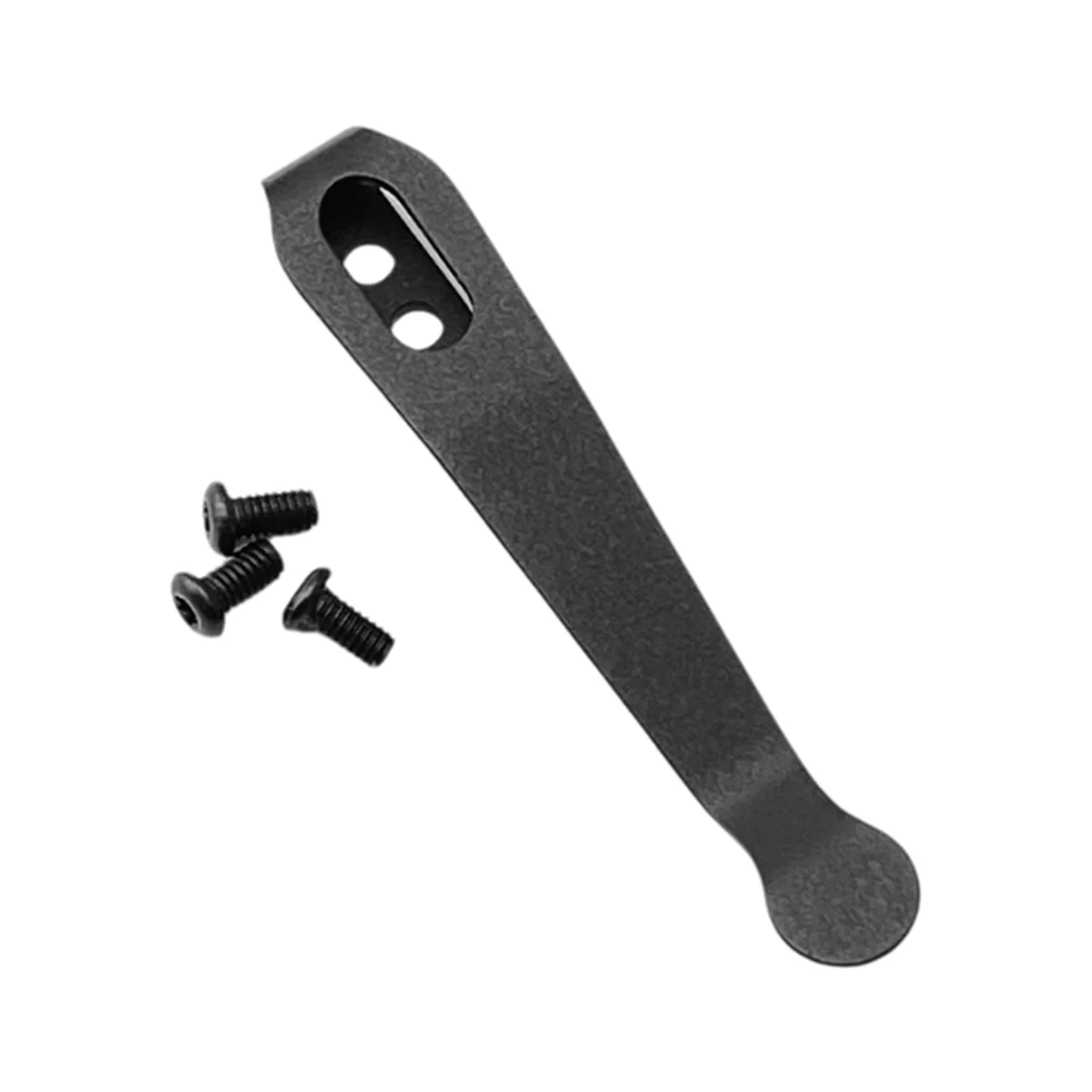 AA25 합금 포켓 나이프 클립 허리 클립 백 클립 C907 나이프 부품 및 액세서리용 나사 포함