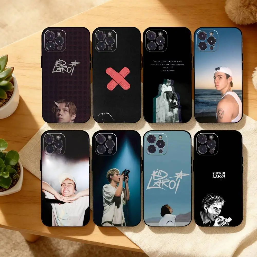 

SINGER The Kid L-Laroi Phone Case For iPhone17,16,15,14,13,12,Plus,Pro Max, 5G Others Soft Black Cover