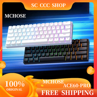 MCHOSE ACE60 Pro Magnetic Axis Mechanical Keyboard Gaming And Esports Desktop Computer Customized Wired Keyboard For Gamer Gift